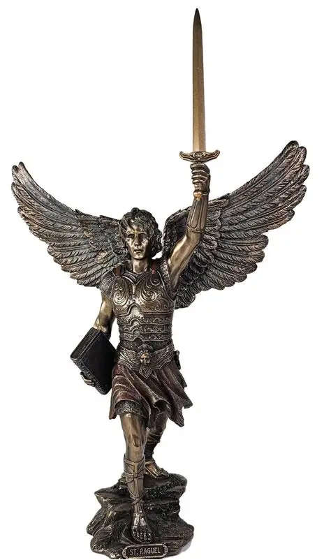 St Raguel Archangel - Bronze Statue - 41cm