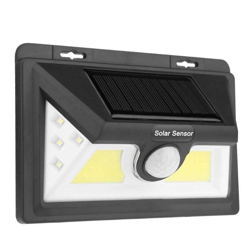 32LED/2COB+8LED Solar Power PIR Motion Sensor Wall Light Outdoor Garden Waterproof Lamp