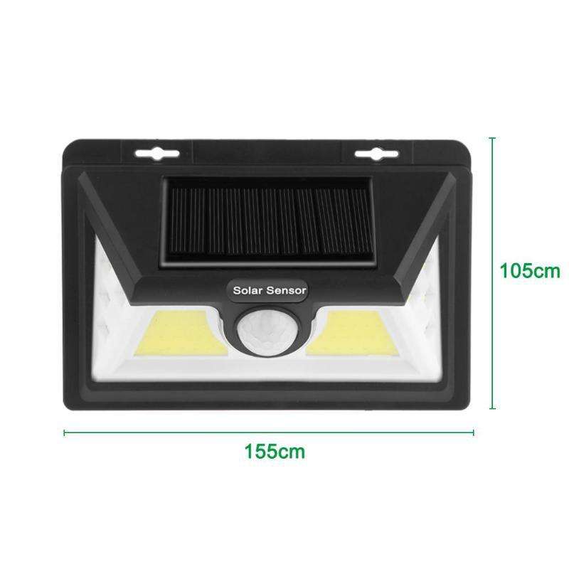 32LED/2COB+8LED Solar Power PIR Motion Sensor Wall Light Outdoor Garden Waterproof Lamp