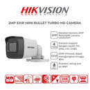 HikVision 16 Ch Turbo HD Kit - Embedded DVR - 16 x HD1080P Camera - 20M Night vision - 1TB HD - 100m