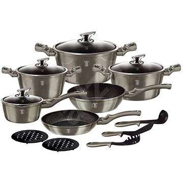 Berlinger Haus 15 Pieces Metallic Line Marble Coating Cookware Set (DISPLAY MODEL)