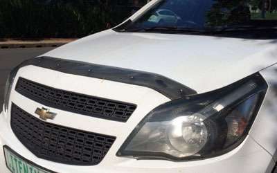 Chevrolet Utility Carbon look bonnet shield