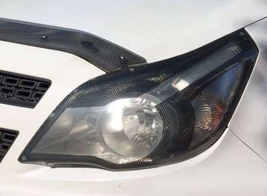 Chevrolet Utility 2012 Carbon Fibre Headlight Guards