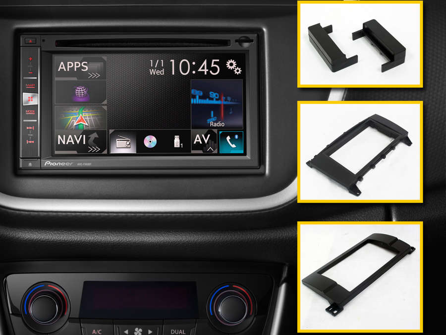 Radio Fascia Trim Plate for Alfa Romeo 159 (single din)