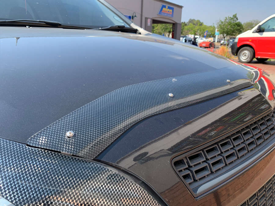 Chevrolet Utility Carbon look bonnet shield