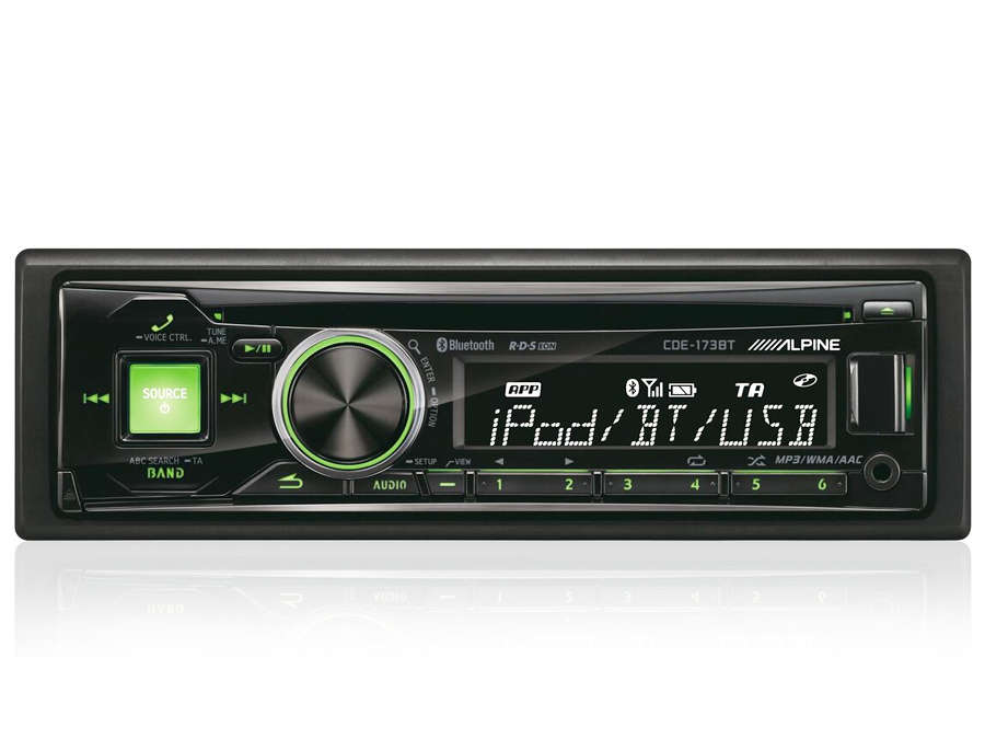 Alpine CDE-173BT -Mp3 Cd/USB Front Loader with USB