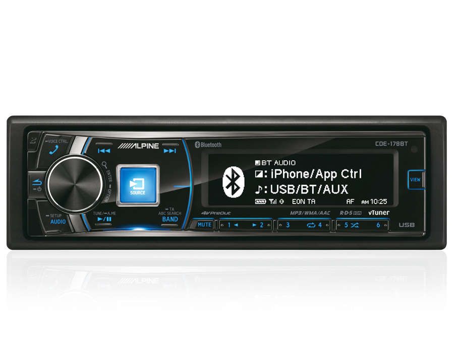 Alpine CDE-178BT Mp3 with USB & Bluetooth - Alpine Car Audio