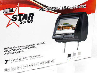 Starsound Headrest Screens & DVD Player Kit - Starsound