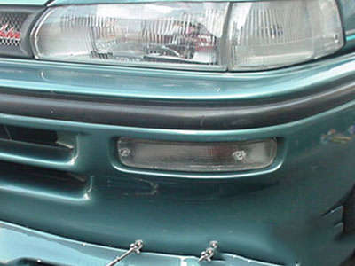 Toytoa E8E9 2Slot Bumper Clear Indicator Lens (left)
