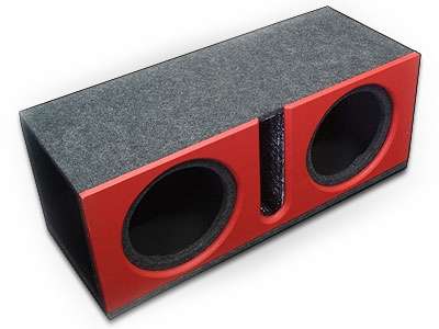 10" Double Subwoofer Enclosure Ported with Vinyl