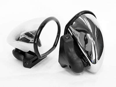 Universal Classic Car KD-1125C Chrome Mirrors (pair)