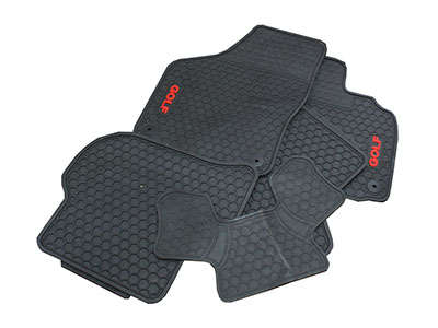 VW Golf MK6 Golf Rubber Car Mats (5pc set)