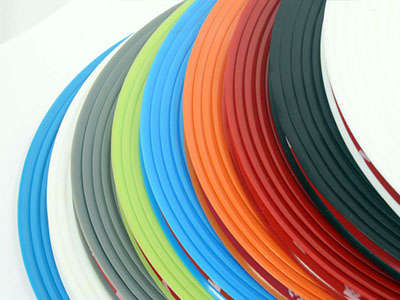 Wheel Rim Lip Protector Stripe Kit (red)