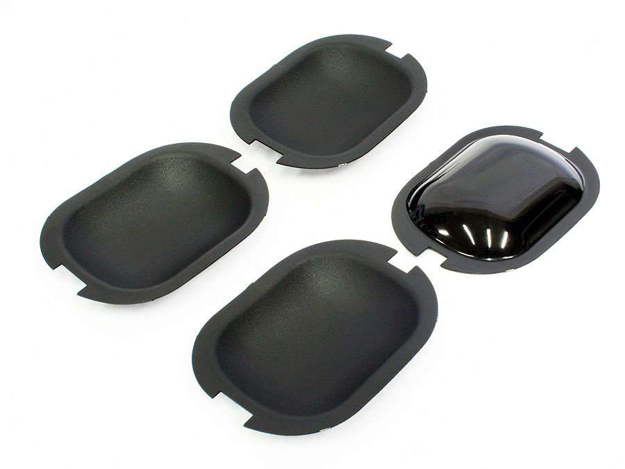 VW Golf Mk1 Matt Black Door Handle Scratch Plates
