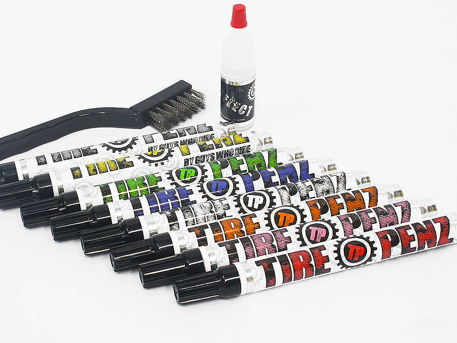 Tire Penz Tyre Paint Titanium White with REFLECT