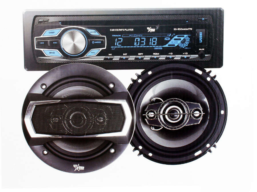 Starsound Mp3 Radio with 6x9" Speakers & 6" Midrange Combo