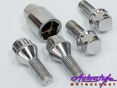 Evo Tuning Wheel Lock Nuts 14x1.5 size - Evo Tuning