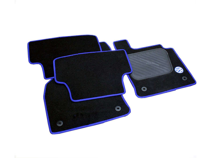 Vw Golf Mk7 Black & Blue 4pc Car Mats