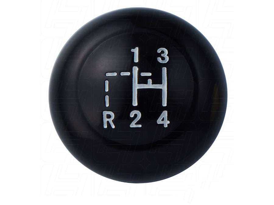 Vintage Speed Gear Knob with a Stock Shift Pattern finished in Black