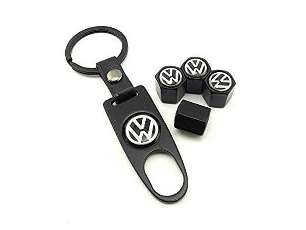 Valve Cap Kit with Key  VW Logo