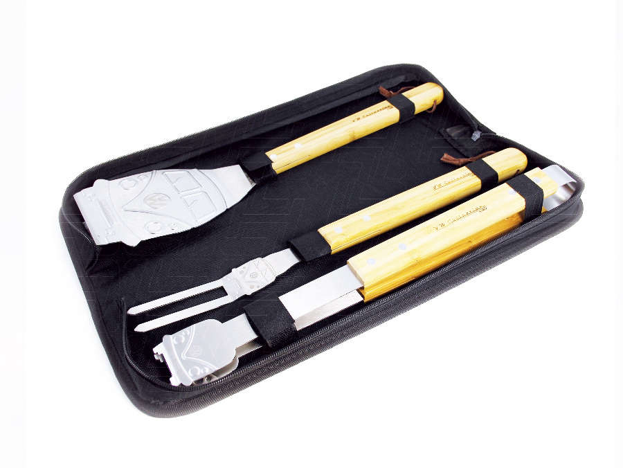 VW Splitscreen BBQ Tool Set with Carry Case