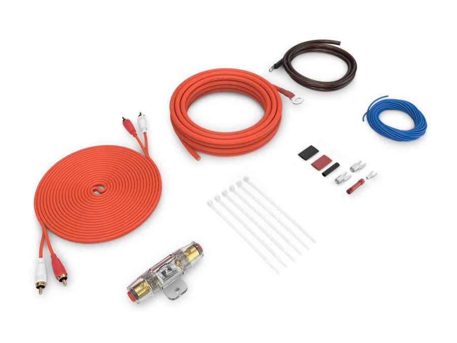 JBL Stage AK-82CA 8gauge Orange Car Audio Wiring Kit - JBL Car Audio
