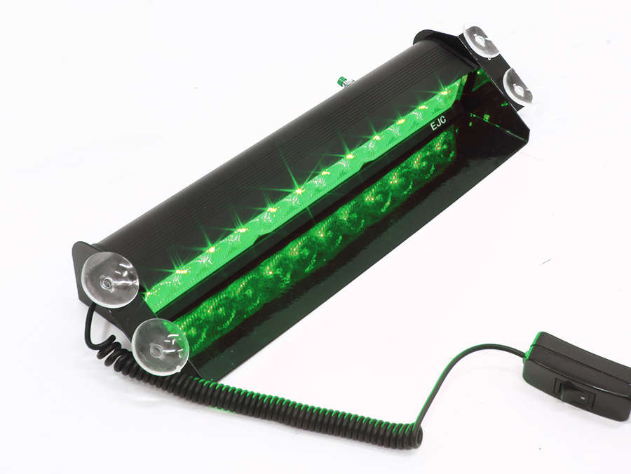Dash Mount 12v Emergency Strobelight (green)