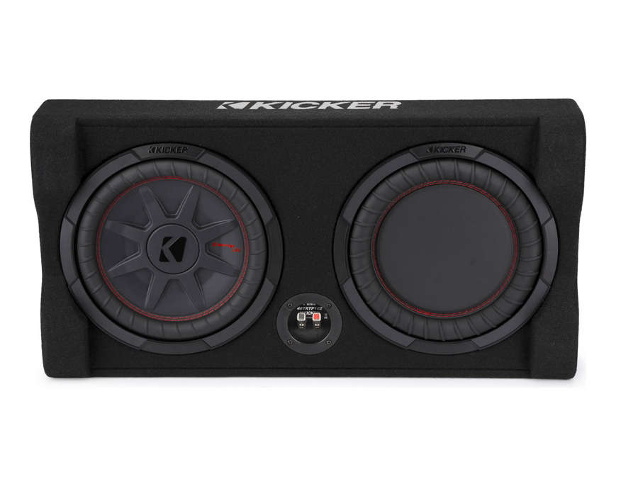 Kicker 48TRTP102 10" 300rms Down Firing Subwoofer &amp; Enclosure Combo