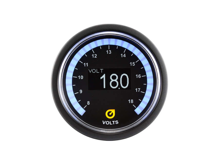 Autogauge LED Series 52mm Digital Voltmetre