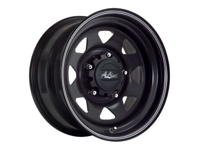 16" A-Line Spoke 5/150 Black Alloy Wheels