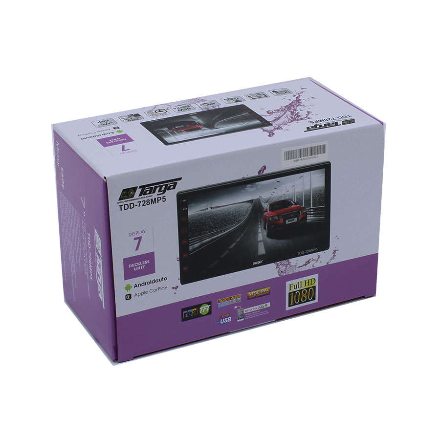 Targa TDD-728Mp5 7 Deckless Media Player with Android/Apple Support