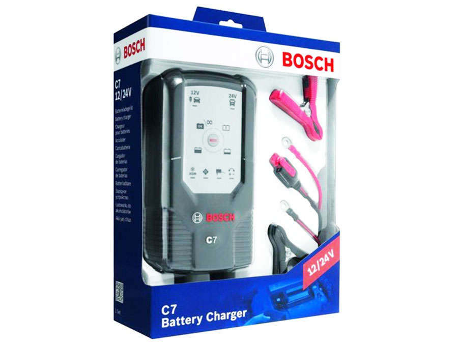 Bosch C7 Smart Fully Automatic Battery Charger (12/24V)