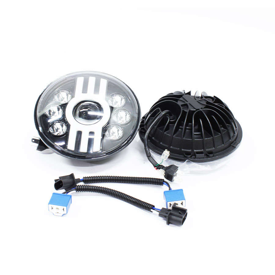 7" Airforce Wings Design Universal Round LED Headlights (pair)