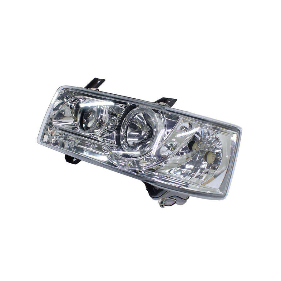 VW Caravelle DRL Style Chrome Headlights (96-2003)