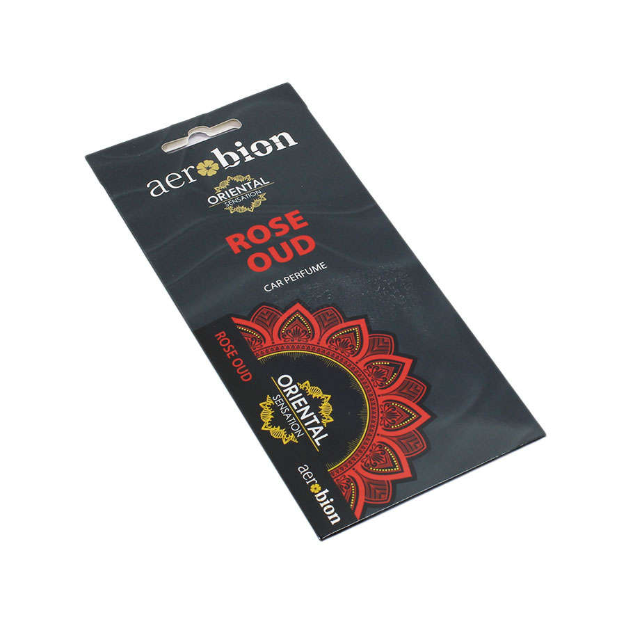 Aerobion Oud Rose Car Perfume Card