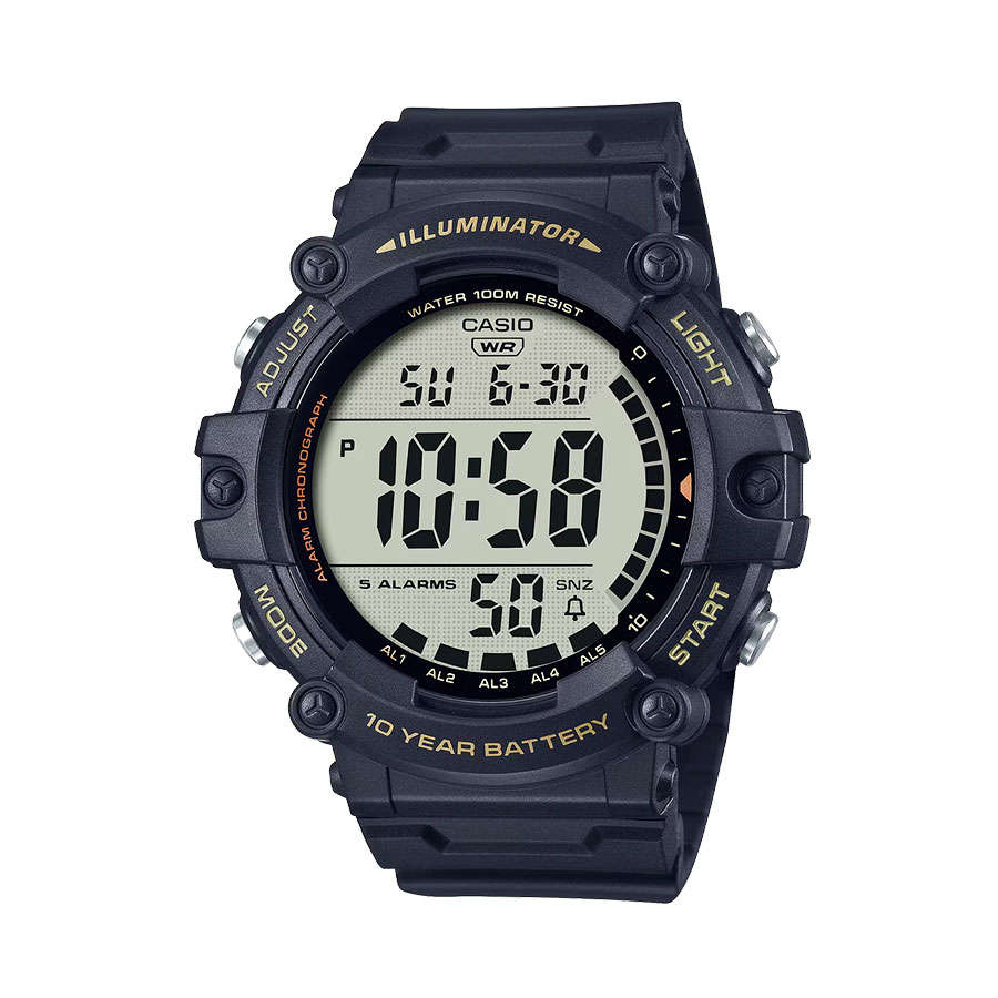 Casio AE-1500WH-BBVDF Mens Digital Watch (Black)