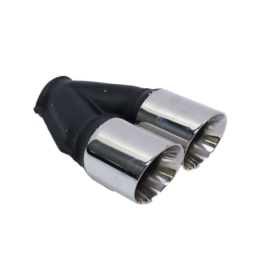 BSK 76mmm Stainless Steel Double Angled-Cut off Tailipe