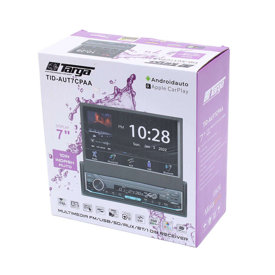 Targa TID-AUT7CPAA 7 In-Dash Motorized Media Player