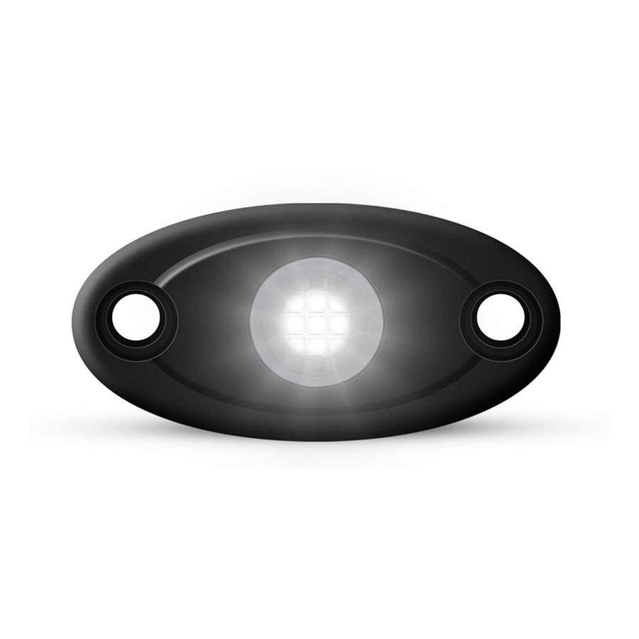 Universal Aluminium 9-LED Rocklights (White)