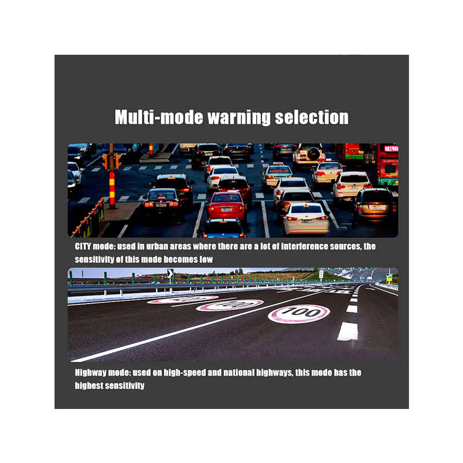 RAD2000 16band 360 degree Laser &amp; Radar Detector