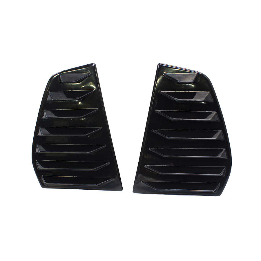 Wondershield Gloss Black Side Louvers for VW Golf MK5