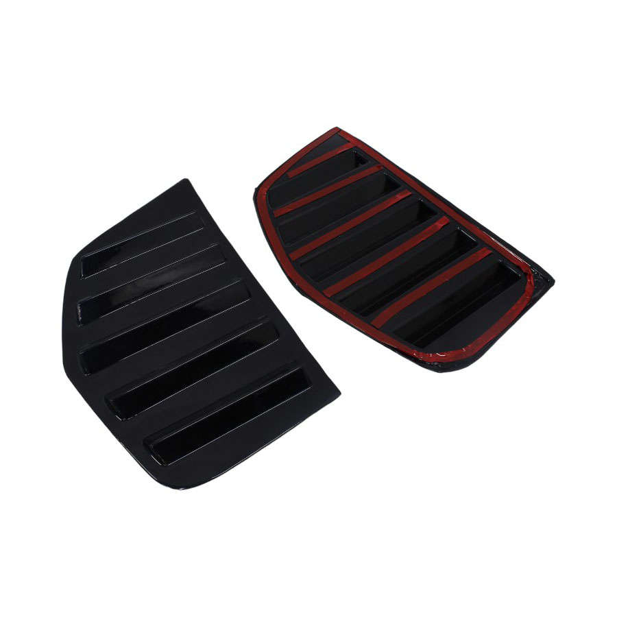 Gloss Black Quarter Window Louvre For Chevrolet Utility 2012+