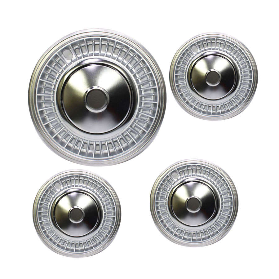 14" Toyota 87 Stainless Steel Wheel Hub Caps (Set of 4 )