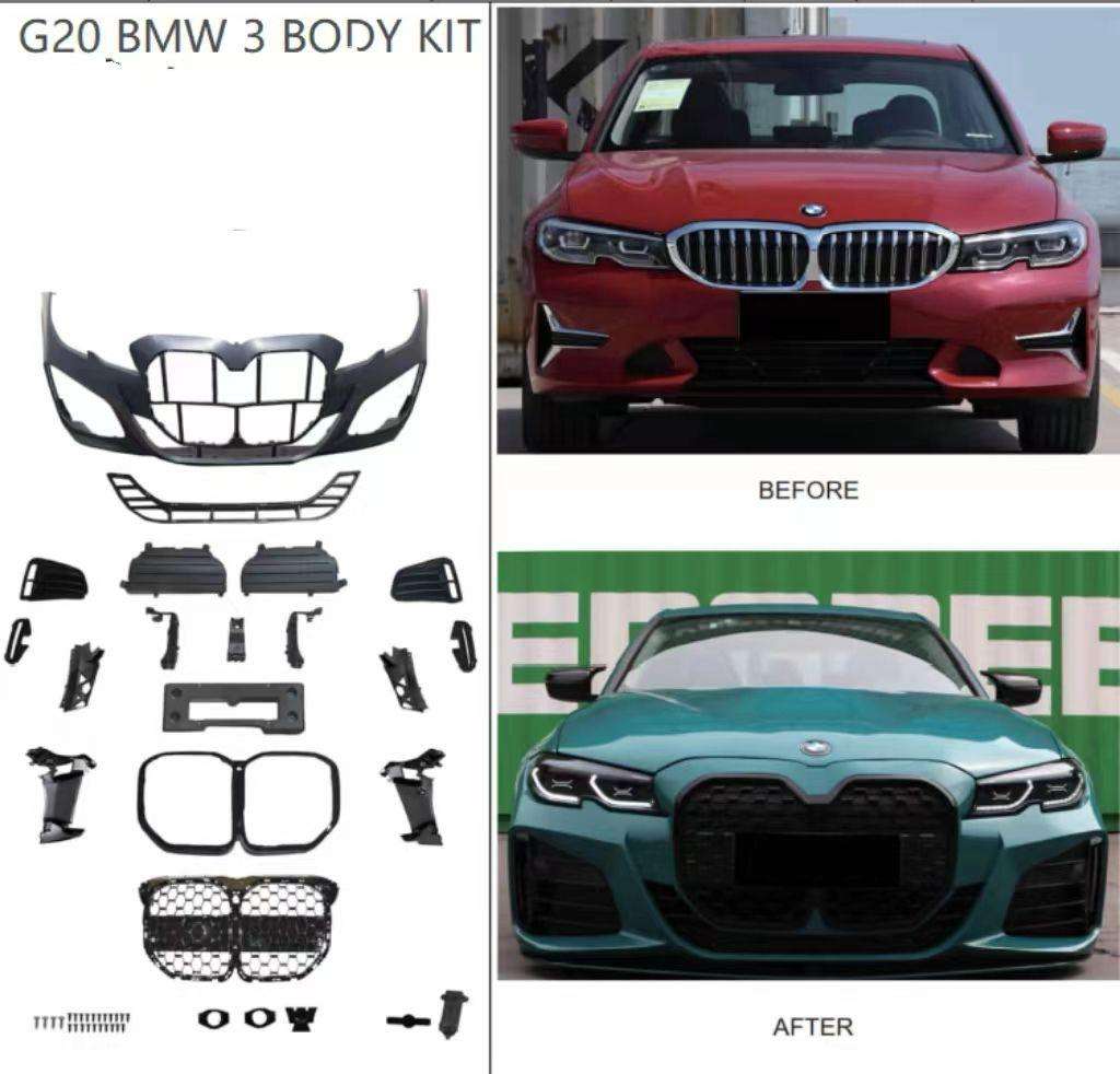 Front Bumper Kit for Bmw G20/G80 M3 3 Series (non-oem)