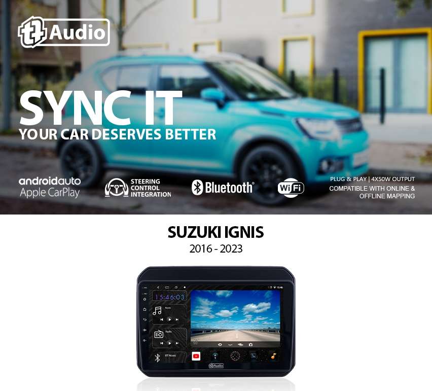 TT Audio 9" replacement radio for SUZUKI IGNIS 2016 - 2024 (4G ULTRA)