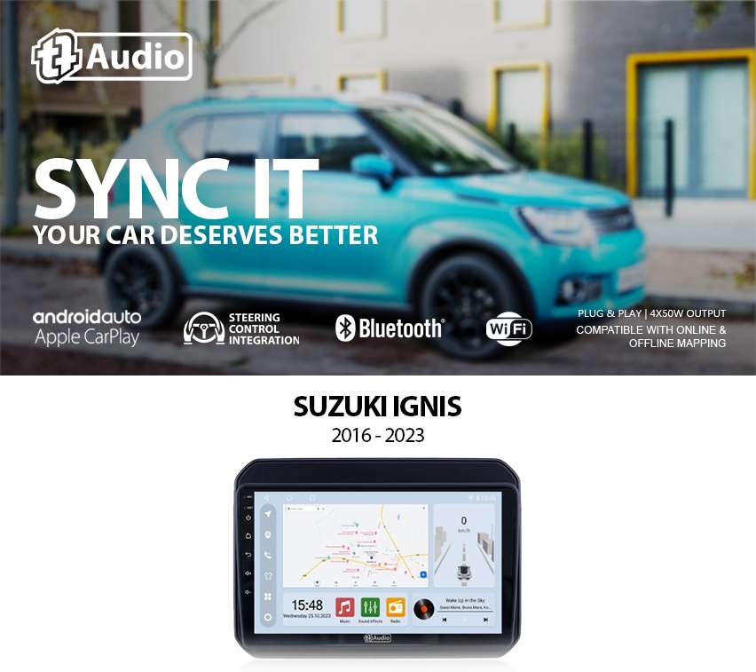 TT Audio 9" replacement radio for SUZUKI IGNIS 2016 - 2024 (CLASS D)