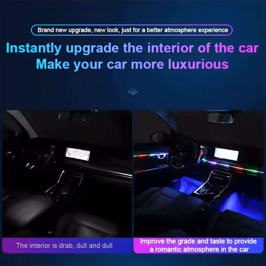 Interior RGB Atmospheric LED Stripe Kit including Under-Dash Lamps
