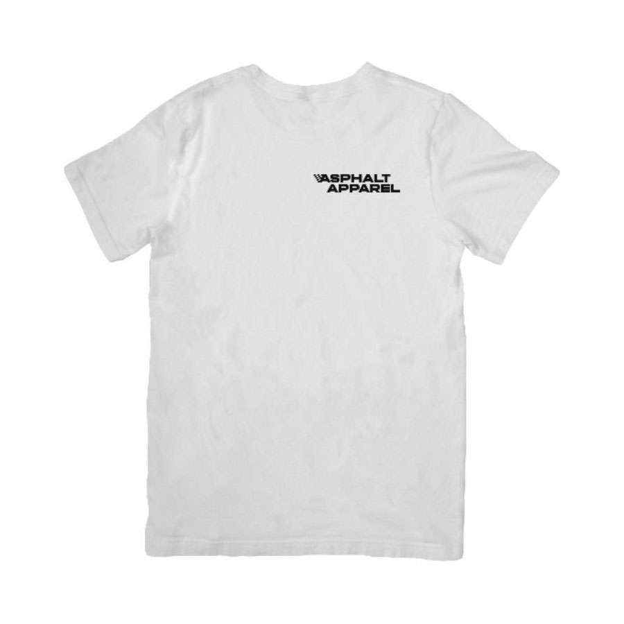 Asphalt Apparelt Porsche GT3 White T-Shirt (Large)
