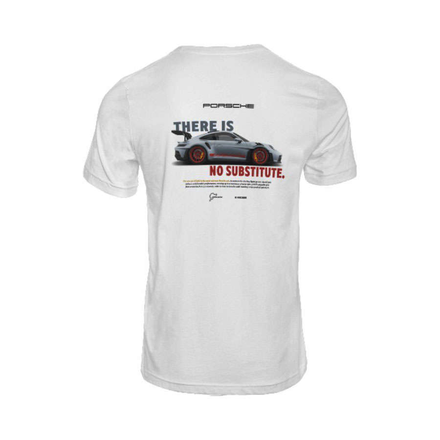 Asphalt Apparelt Porsche GT3 White T-Shirt (Large)