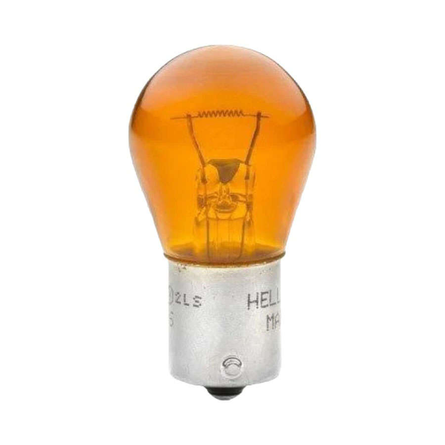 Hella Single Contact Amber Bulb